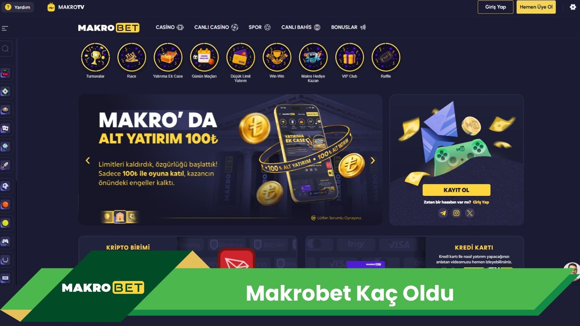 Makrobet Kaç Oldu