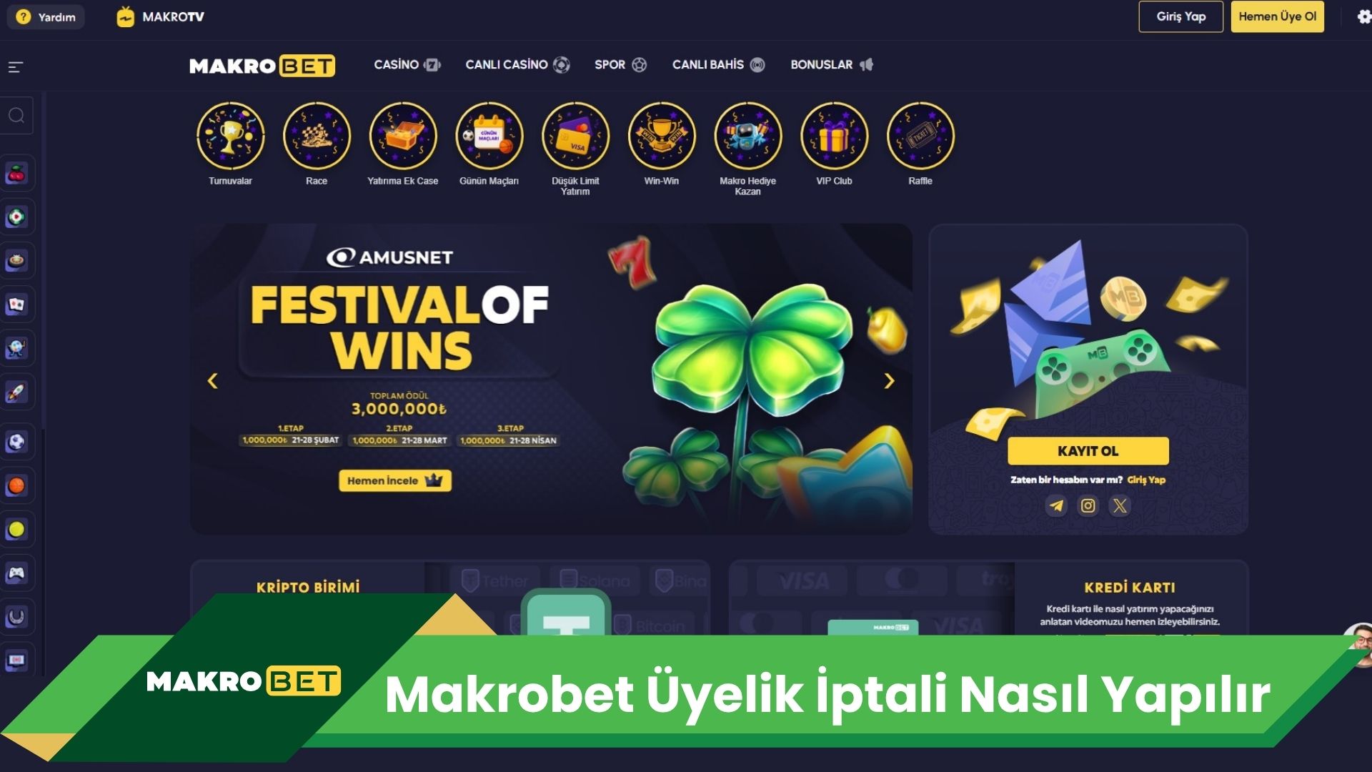Makrobet Üyelik İptali Nasıl Yapılır